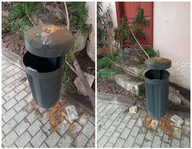 Vómitos en el Paseo Isabel Macario de Torón/TA.